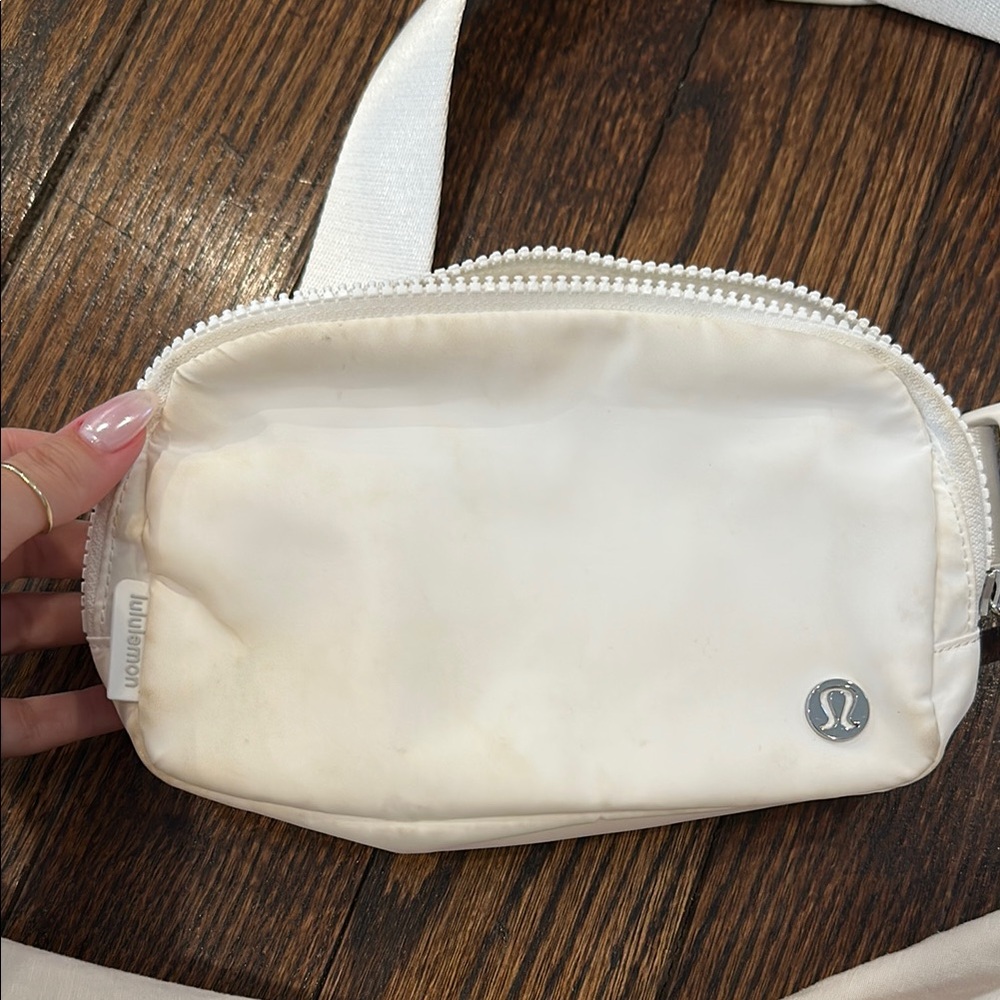 Lululemon Cream Belt Bag